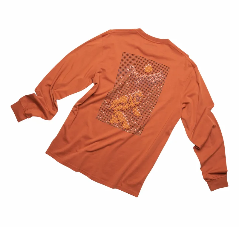 Kavu Men's L/S Sasquatch To Dot T-Shirt - Baked Clay-2